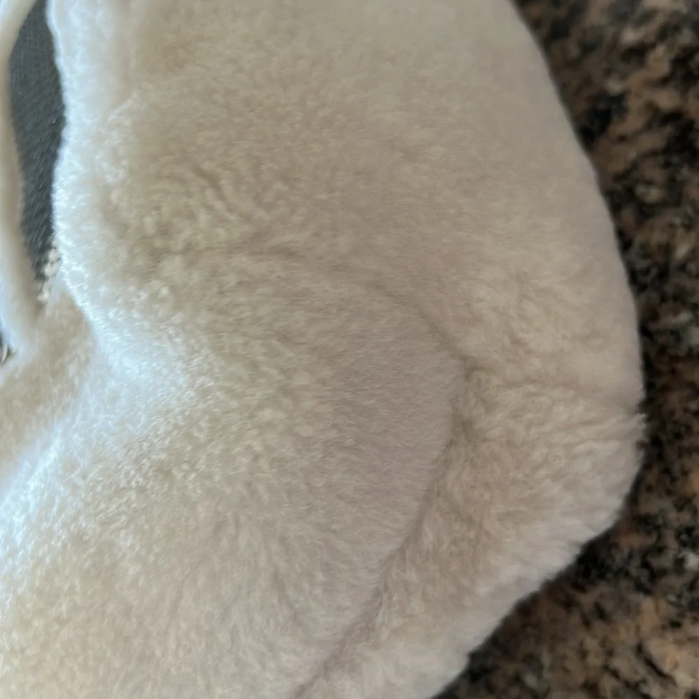Miu Miu Wool Fur Seqiun Logo Bag